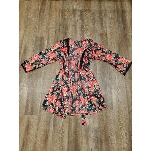Floral Silk Robe